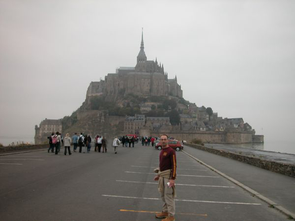 Miguel at Mont Saint Michel, France